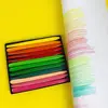 6/12/24/36 Colors Non Dirty Hand Washable Triangular Plastic Crayon Student Oil Painting Stick Early Childhood Education Tools 3