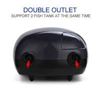 ปั๊มลมตู้ปลา ปั๊มออกซิเจนตู้ปลา ปั๊มออกซิเจนขนาดเล็ก เงียบพิเศษ อุปกรณ์ตู้ปลา 220V 3W 5W 5