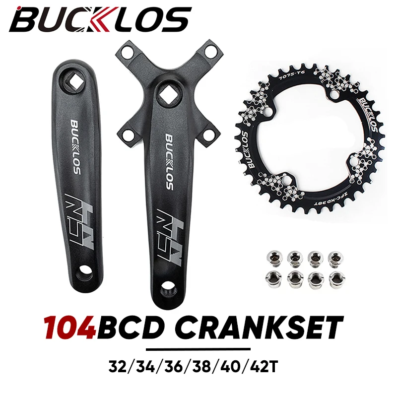 BUCKLOSMountainBikeCrankset104BCD323436384042TBicycle