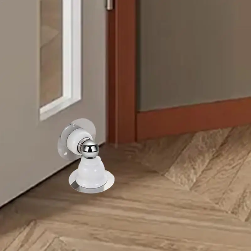 Magnetic Door Stopper Damage-Free House Door Stopper Heavy Duty Catch Holder Ultra-Short Magnetic Stop For Various