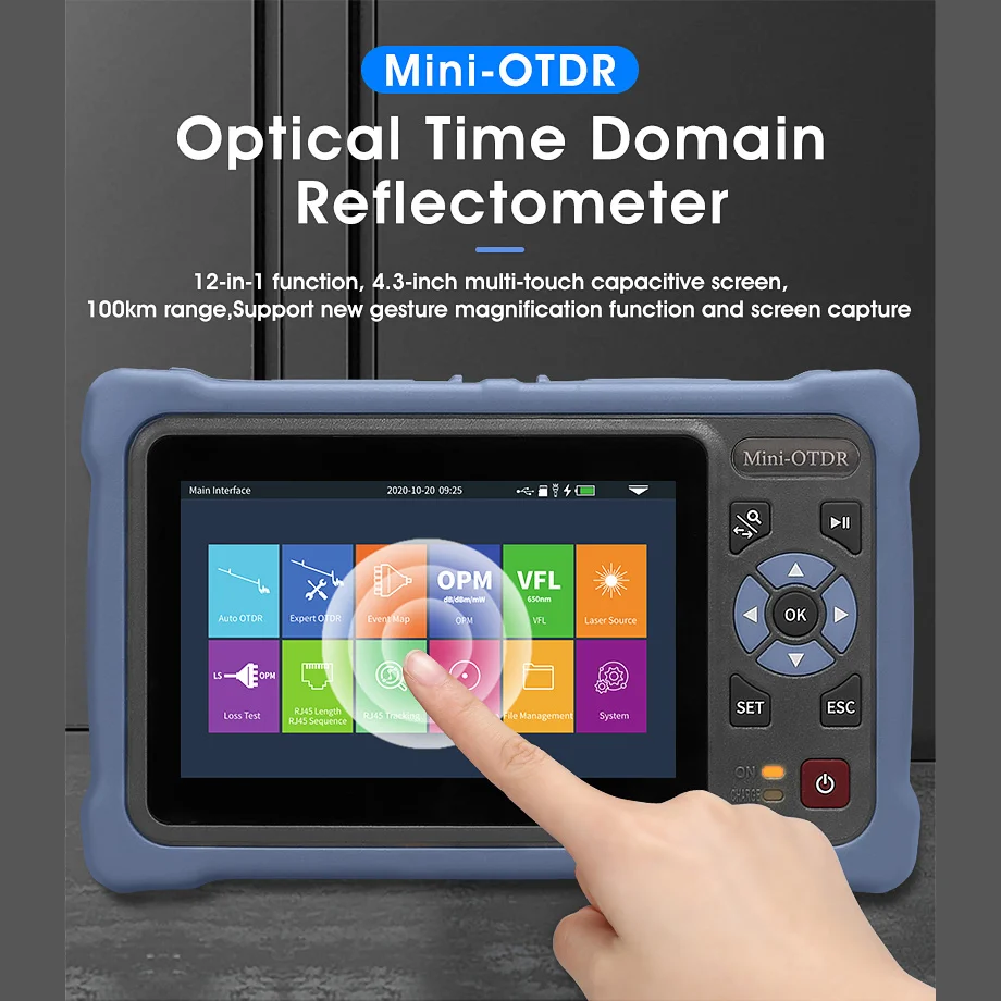 Novker Nk4000 Apc Upc Mini Otdr Ricambi Originali Originali