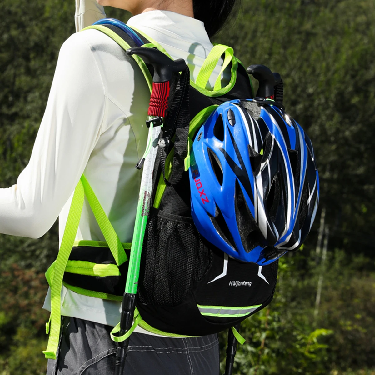 Mountaineering Bag, Men's Outdoor Backpack, Large Capacity, Water-Repellent, Lightweight Hiking Backpack, Women's Cycling, Camping, Mountain Climbing, Fishing, Outing