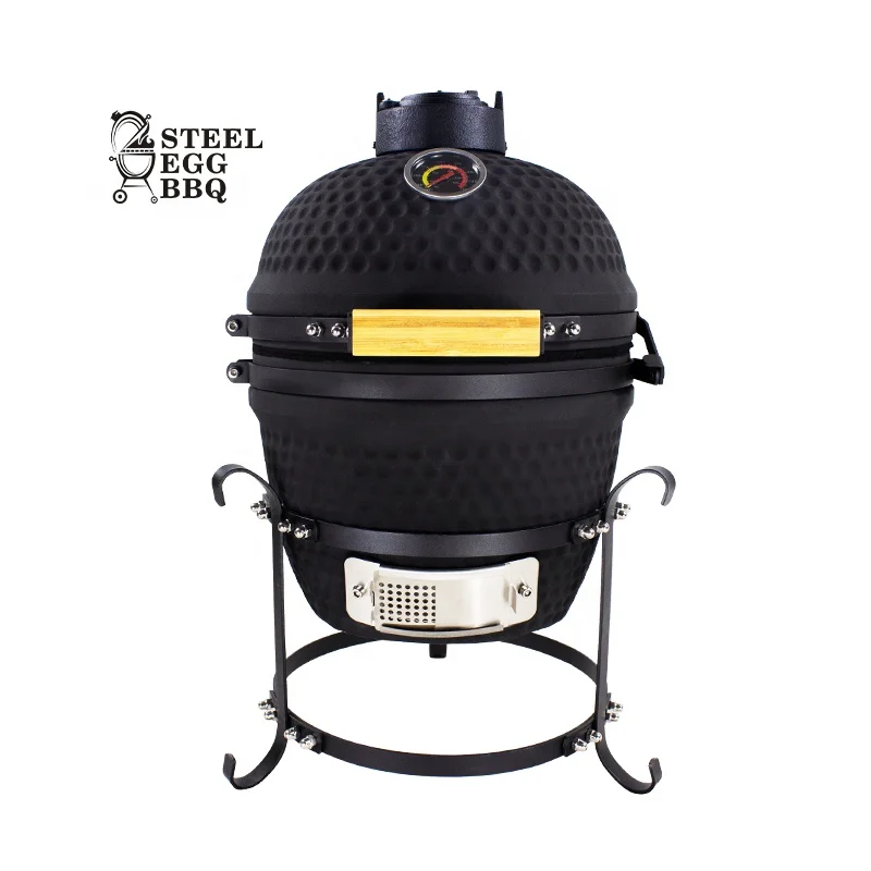 SEB KAMADO 13 Inch Matt-Black Ceramic Charcoal Bbq Grills For Wedding Party Barbeque Kamado