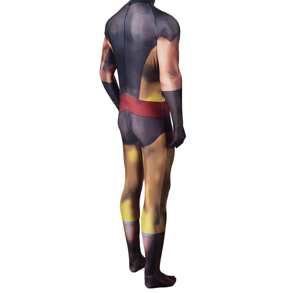 Marvel-Inspired Wolverine Spandex Bodysuit Cosplay Costume for Adults and Kids
