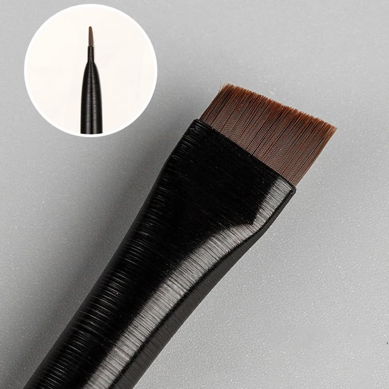 Eyebrow Brush Ultra Thin Portable Lying Silkworm Bevel Eyebrow Brush
