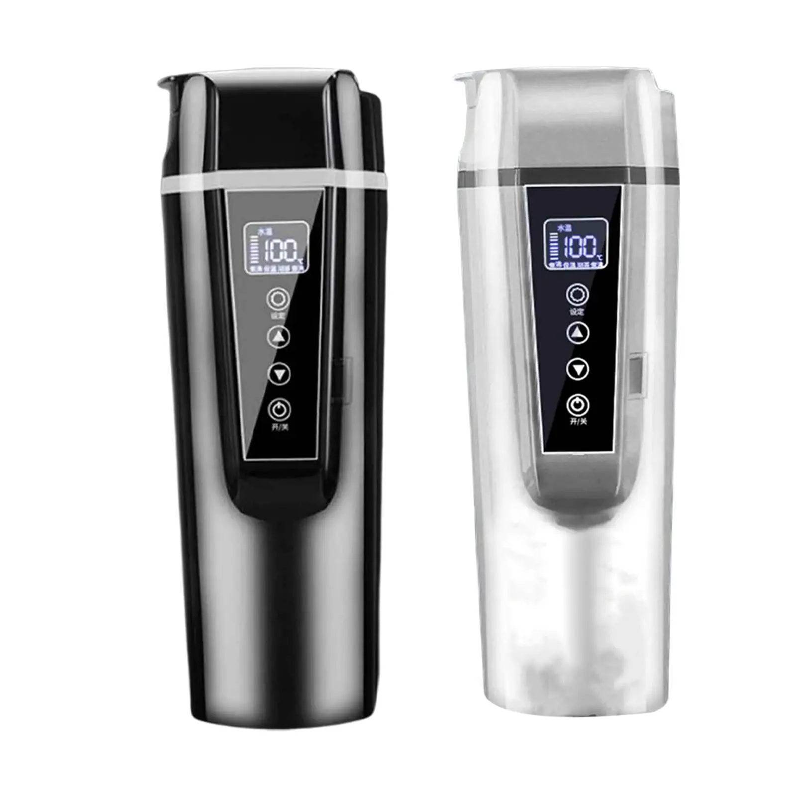 

12V/24V Car Kettle Digital Display Heating Cup Winter Kettle for Car Boat Truck