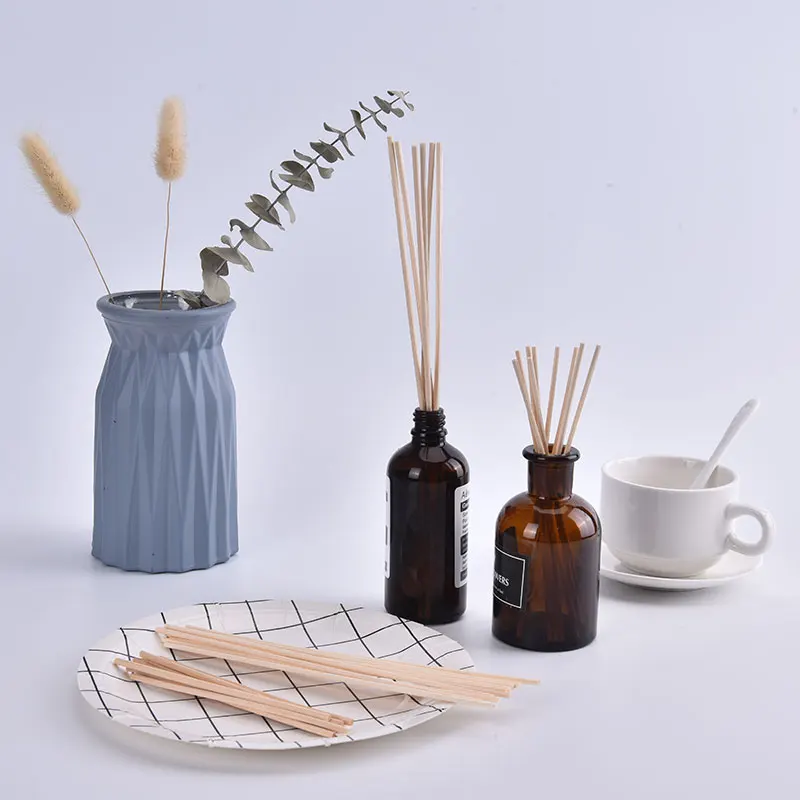 10pcs 3mm Aroma Diffuser Replacement Rattan Reed Sticks Air Freshener Aromatherapy Aroma Stick Oil Diffuser Refill Sticks