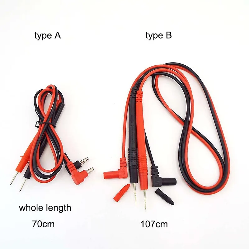 

1000V 10A Universal Digital Thin Tip Needle Multimeter Multi Meter Test Lead Probe Wire Pen Cable Multimeter Tester