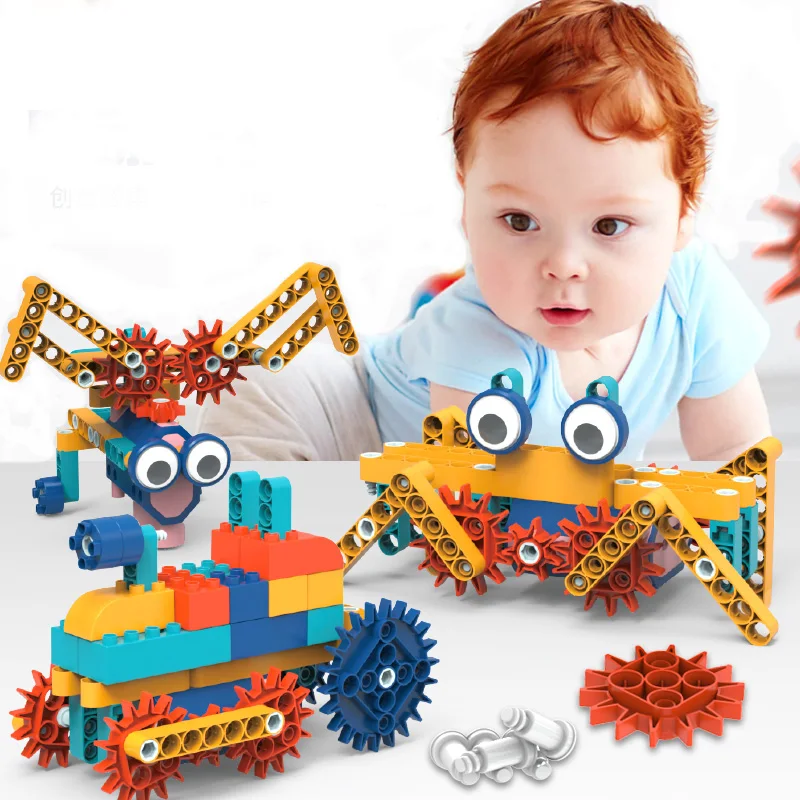 

Large Technical Smart Robot Compatible 9656 Motor Power Function DIY Gears Building Blocks Bricks Eductional Assembly Kids Toys