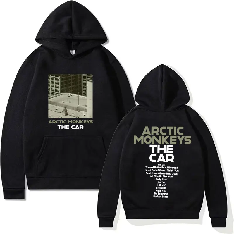 

The Car Arctic Monkey 2023 Music Concert Tour Hoodies Men Women Fashion Hip Hop Punk Sweatshirt Male Cool Retro Oversized Hoodie