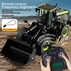 K966 1/16 HUINA KABOLITE RC Hydraulic Wheeled Loader Radio Control Car With Light System Christmas Gift Toy TH22471 1