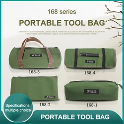 Multi-function Canvas Waterproof Storage Hand Tool Bag Portable Tool Kit Wrenches Screwdrivers Pliers Metal Parts Storage Bag