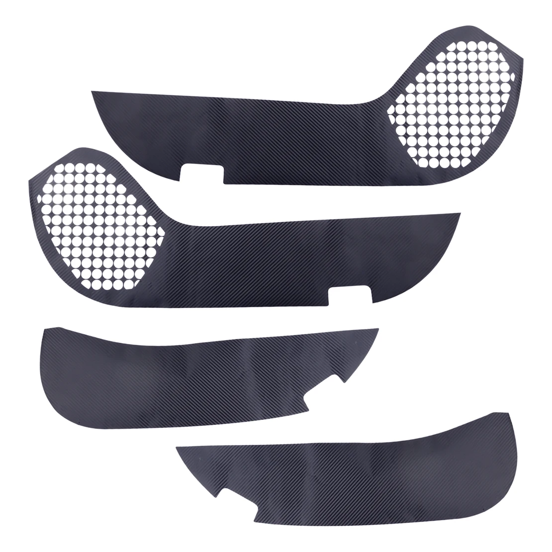 4pcsSetCarDoorAntiKickPanelCoverTrimStickerWaterproofFitfor