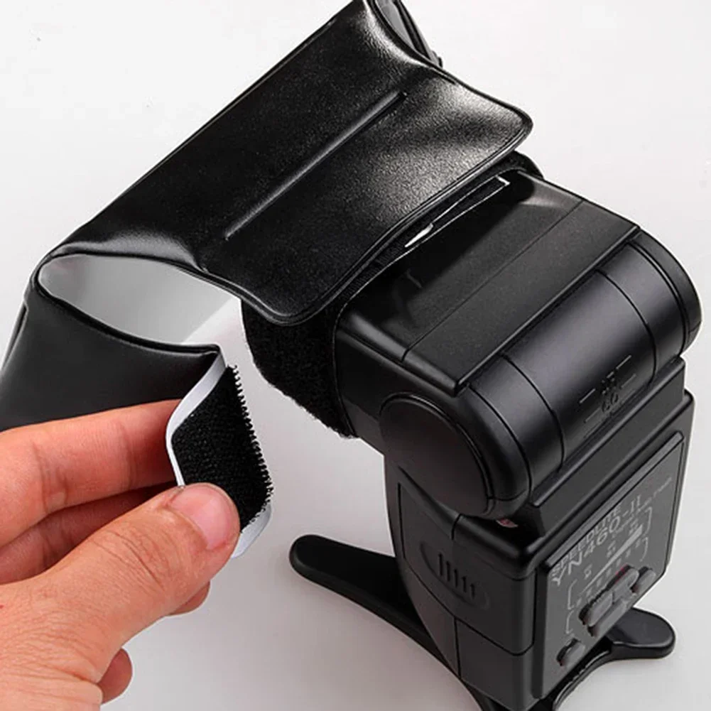 2-In-1 Photo Flash Light Reflector Premium Photo Flash Light Diffuser Kit For Cameras Action Camera photography reflector macro photography diffuser