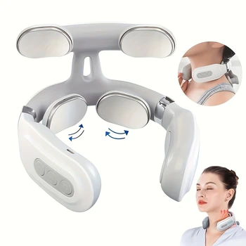 "Gift-Ready" Portable Neck and Shoulder Massager with Deep Tissue Kneading, USB Rechargeable - An Ideal Gift for Both Men and Women 6