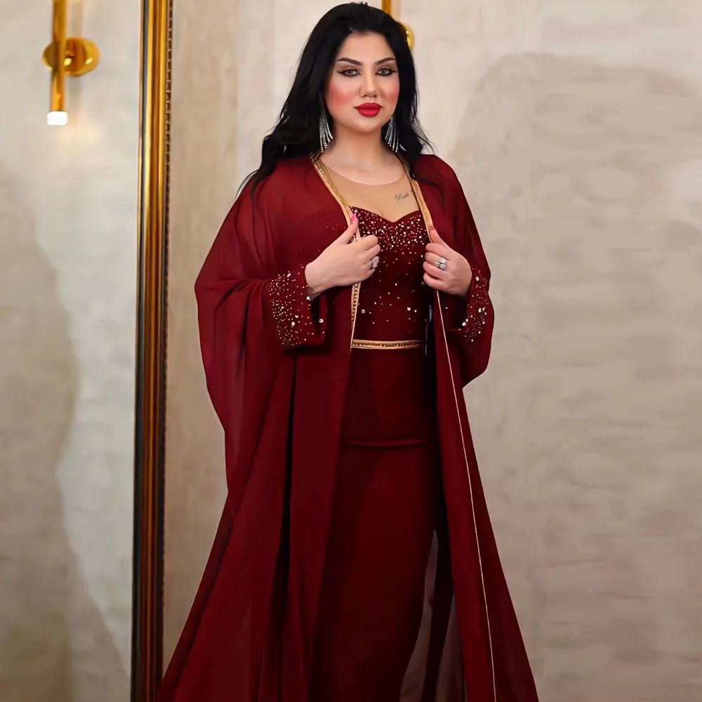 طقم فستان أفريقي داشيكي نسائي