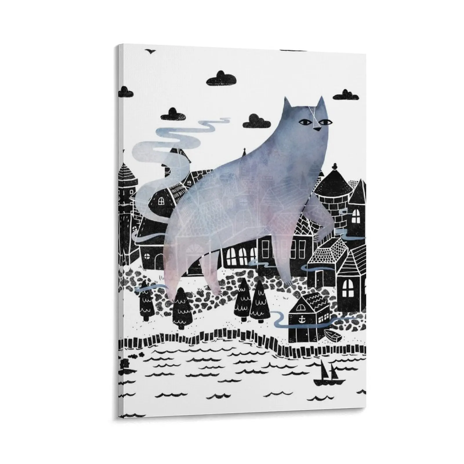 

The Fog Canvas Painting bedrooms decorations bedroom decor