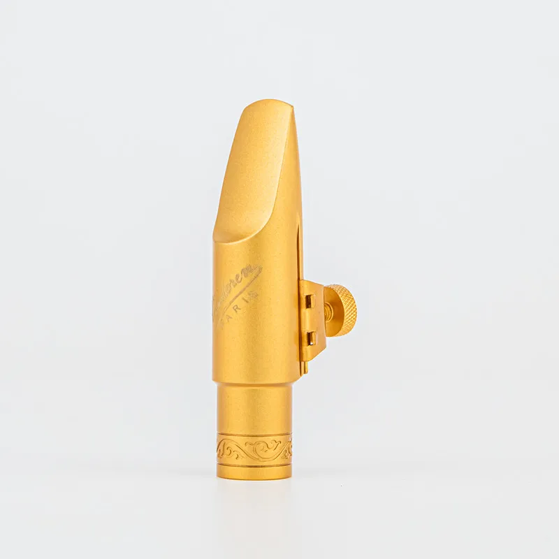 High Quality Professional Tenor Soprano Alto Saxophone Metal Mouthpiece  Gold Plating Sax Mouth Pieces Accessories Size 56789