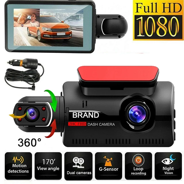 Cámara frontal para salpicadero de coche, grabadora de vídeo, caja negra,  1080P, Dvr, WIFI - AliExpress