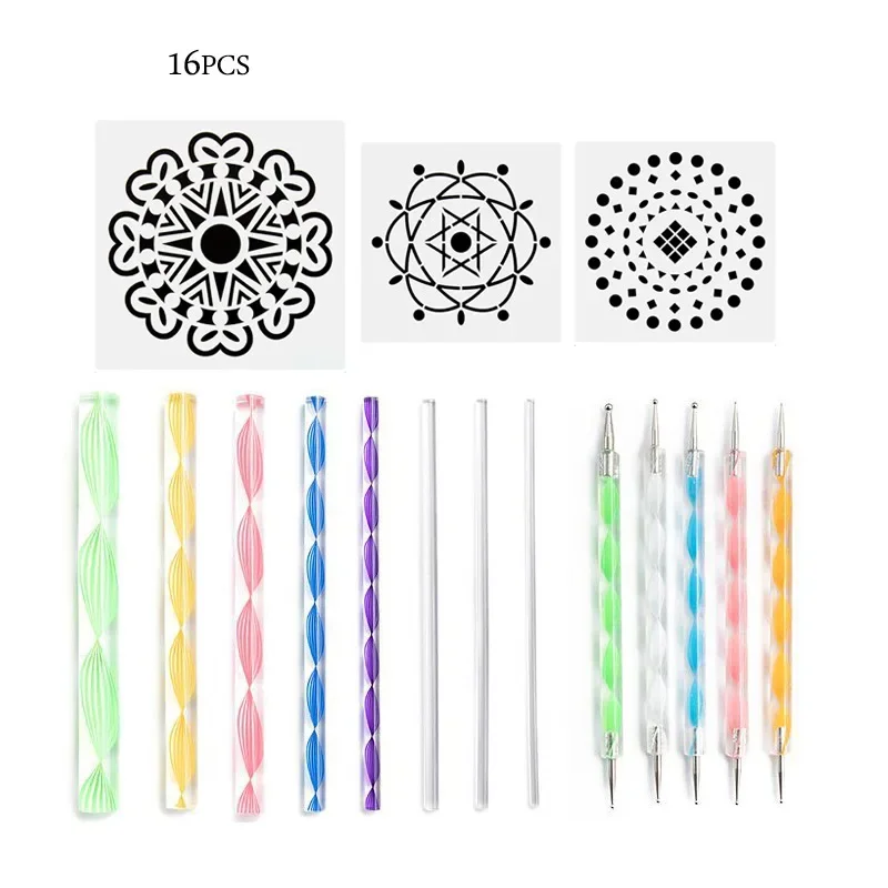 38 Pcs Mandala Dotting Tools Set For Painting Rocks Dot Kit Rock Stone  Painting Pen Polka Dot Tool Template Cosmetic Dcoration - Pottery &  Ceramics Tools - AliExpress