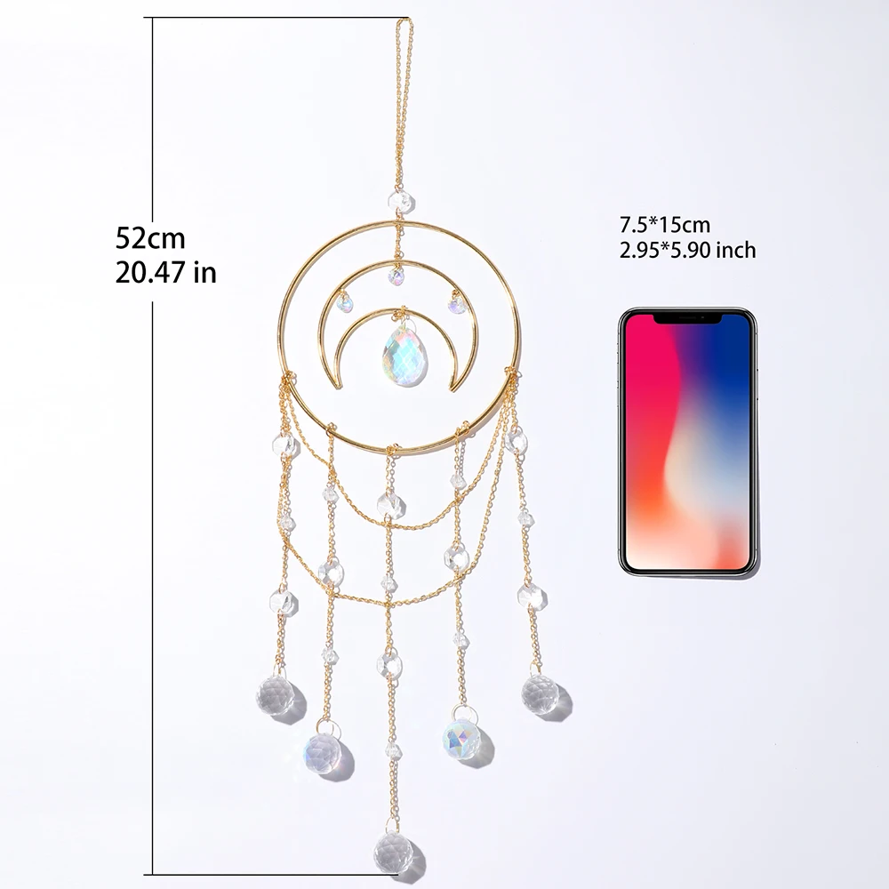Sun Catcher Crystal Window Prism Glass Yard Garden Decoration Outdoor Christmas Suncatchers