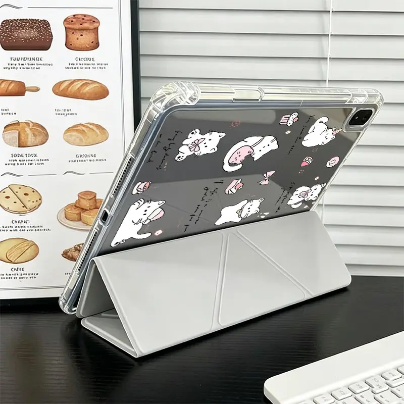 Enhanced Shockproof Tri-Fold Protective Case