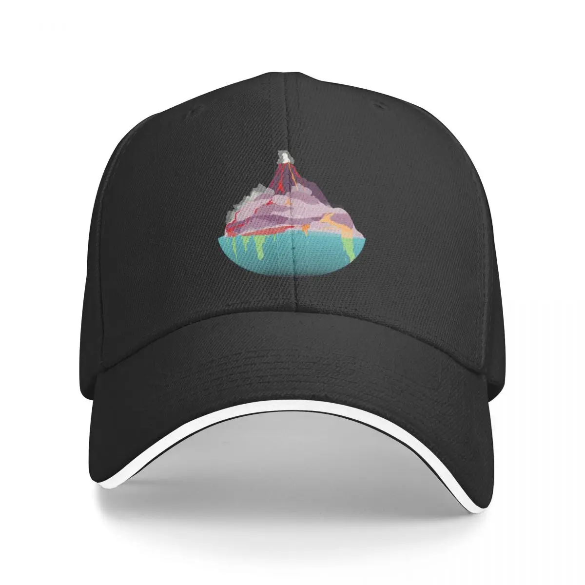 

New Volcanic eruption Baseball Cap Cosplay fashionable |-F-| Sunhat Caps For Women Men's