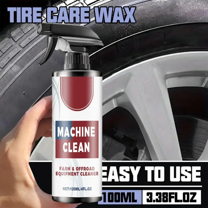 Car Wheel Cleaner 120ml Spray Rapid Removal Brake Dust Cleaner Heavy-Duty Multi-purpose Long-Lasting Dirt Remover Coating Wax