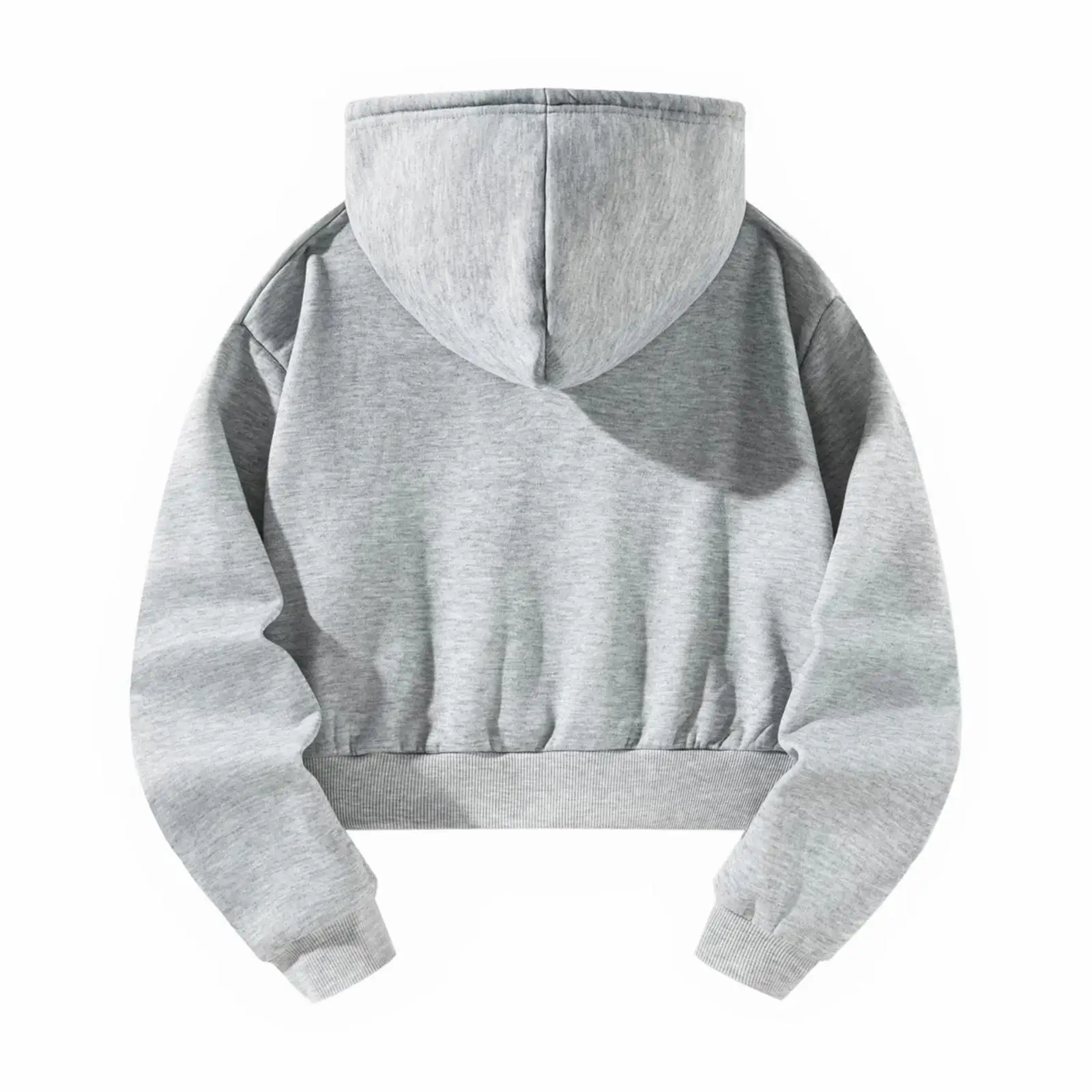 Womens Cropped Hoodie Simple Trendy with Hood Casual Women`s Clothes Pullover Crop Hoodie for Workout Travel Street Daily Office