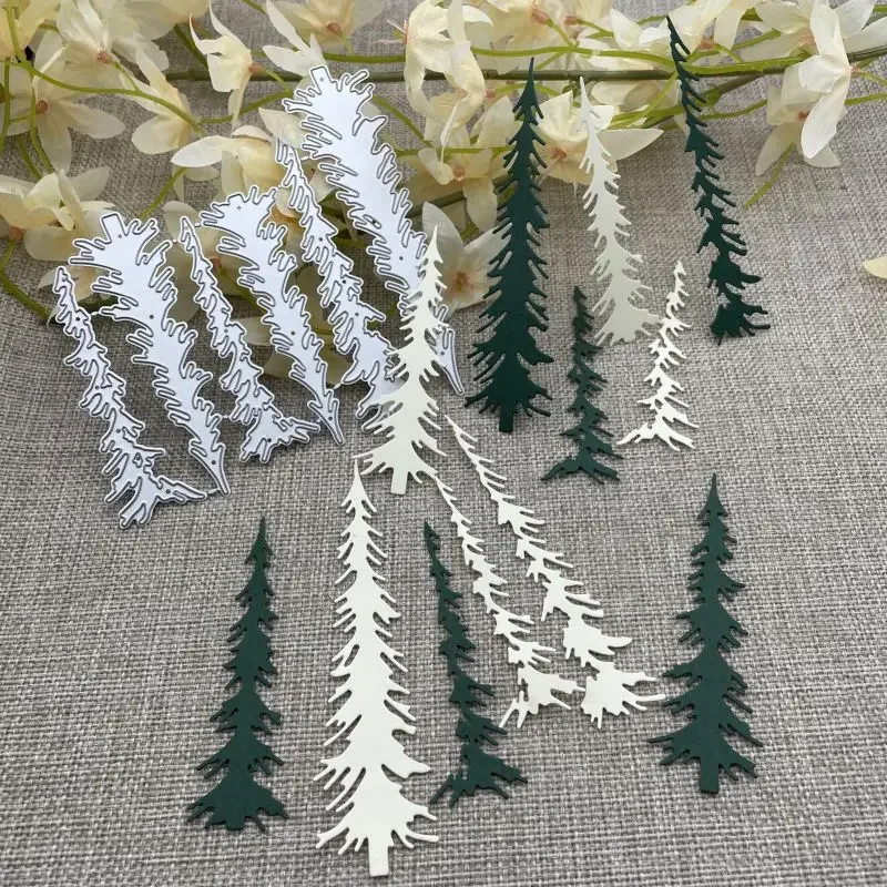 Neue Weihnachtsserie aus Metall-Stanzformen für DIY-Scrapbooking, dekorative Prägung, Handarbeit, Stanzform, Schablone