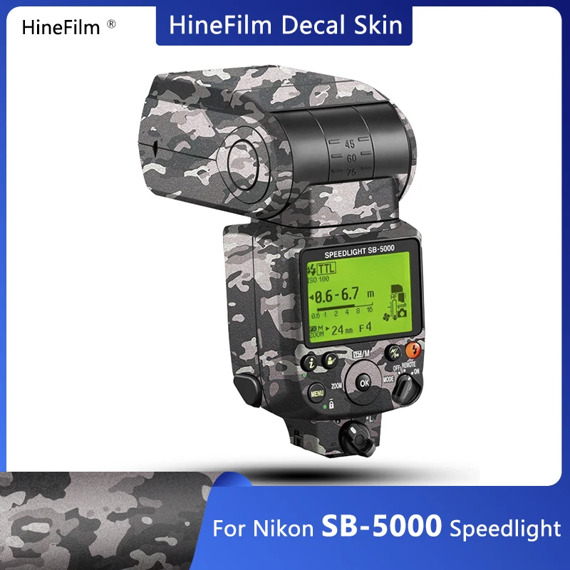 Per Nikon Sb5000 Camera Speedlight Vinyl Decal Skins Wrap Cover Per Nikon Sb-5000 Flash Premium Sticker Warp Film