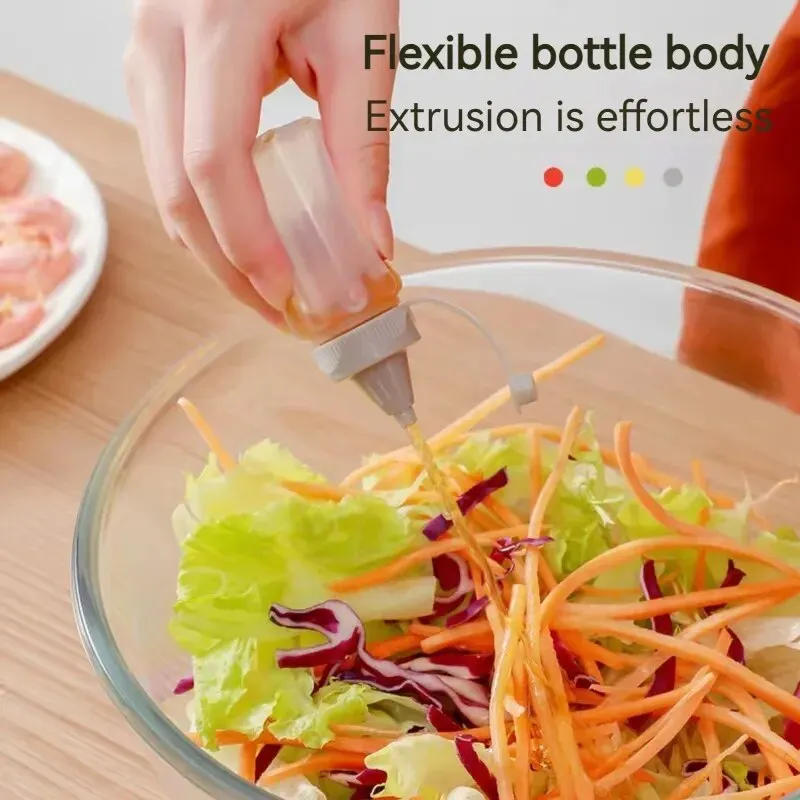 Spice Seasoning Bottle 4PCS Kitchen Accessories Sealed Against Dampness And Dust Domestic Kitchen Condiment Squeeze Bottle condiment squeeze bottle seasoning bottle seasoning squeeze bottle condiment squeeze bottles