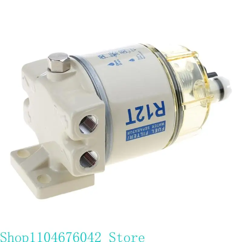 R12T Fuel/ Water Separator Filter Engine Marine SPIN-ON R12T Filter Replaces S3240 120AT NPT ZG1/4-19 Complete Assembly