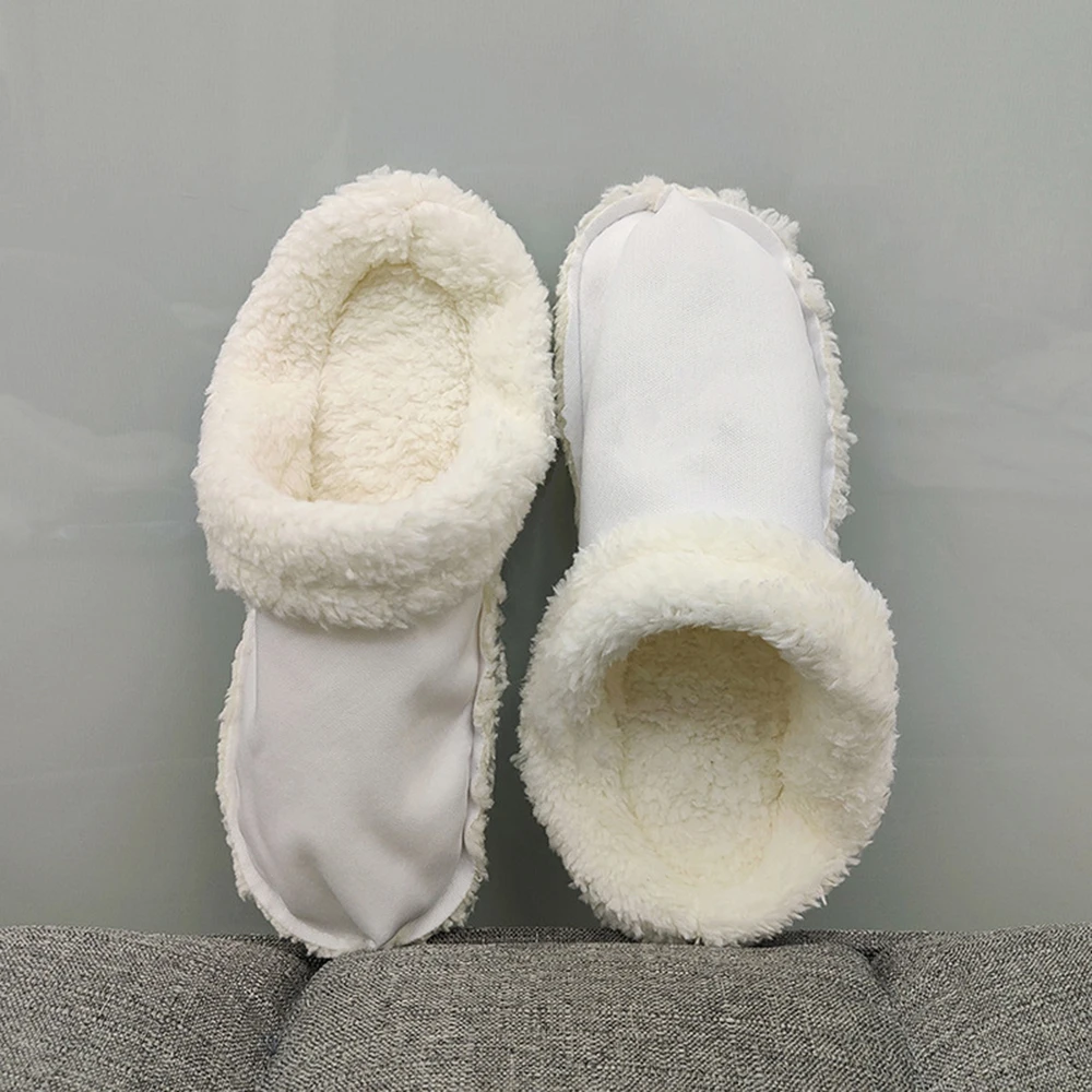 1pair Shoes Clogs Replacement Fur Hole Shoe Insoles, Inserts, Furry Shoe Cotton Cover, Warm, Plush Liner, Washable, Accessories, shoe insoles