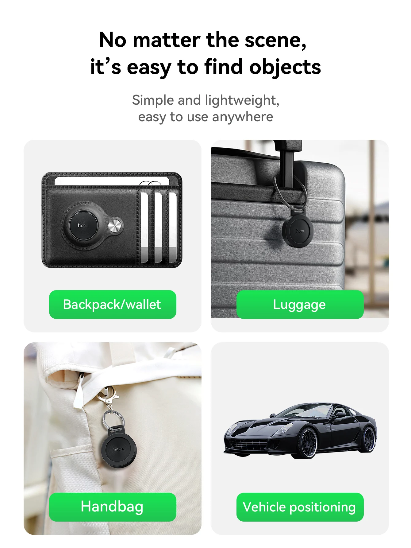 HOCO E101 Universal Smart Tracker (Apple & Android)
