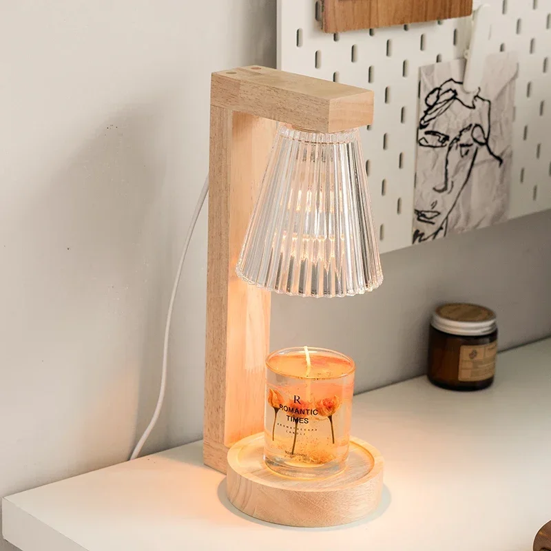 Aromatherapy Wax Melting Lamp Halogen Tungsten Candle Light Infinite Switch Dimmable Romantic Lamp Light Adjustable Candle