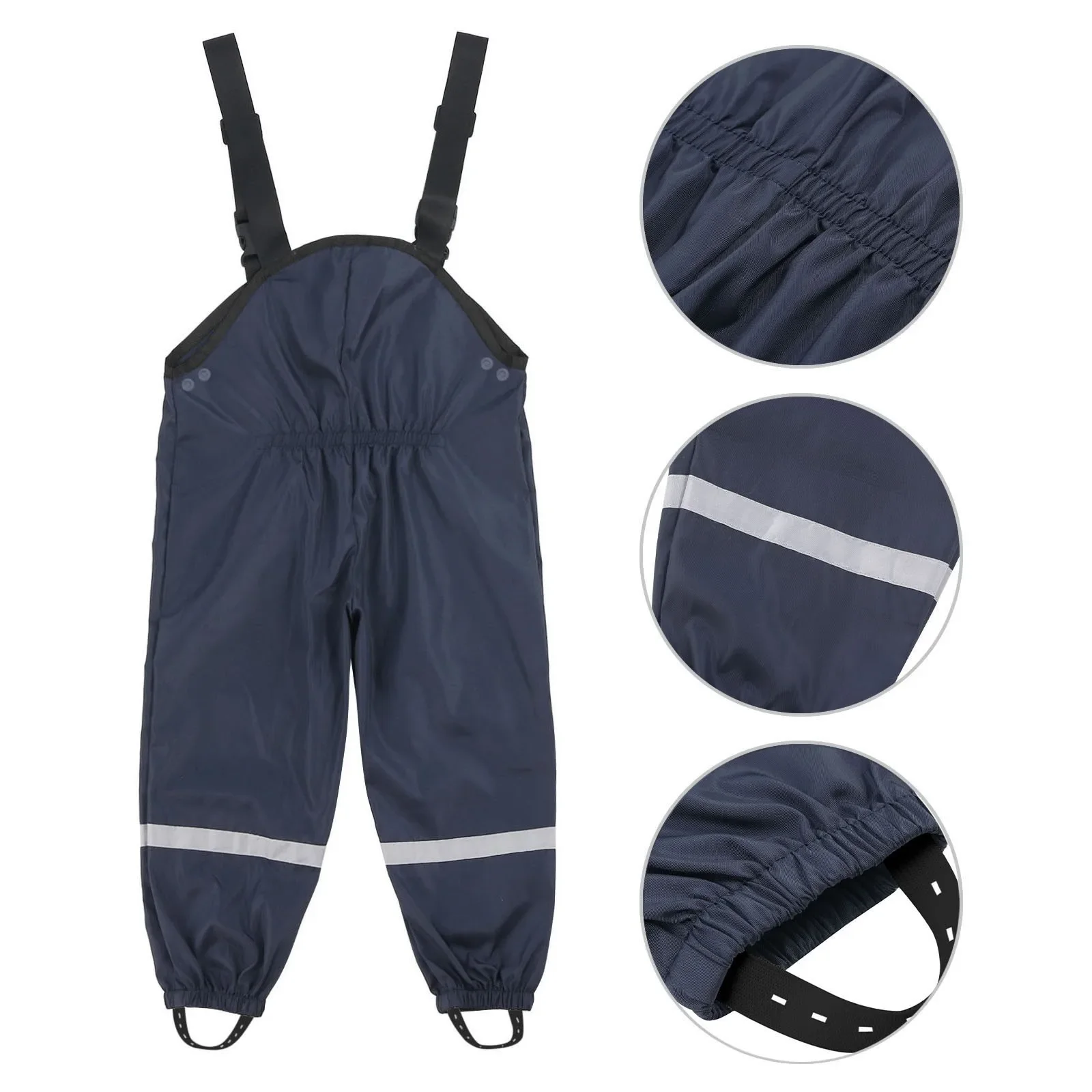 

Waterproof Toddler Boy Rain Bib Overall Sport Girls Jumpsuit Winter Snow Children Pants Toddler Kids Raincoat Trousers Clothes