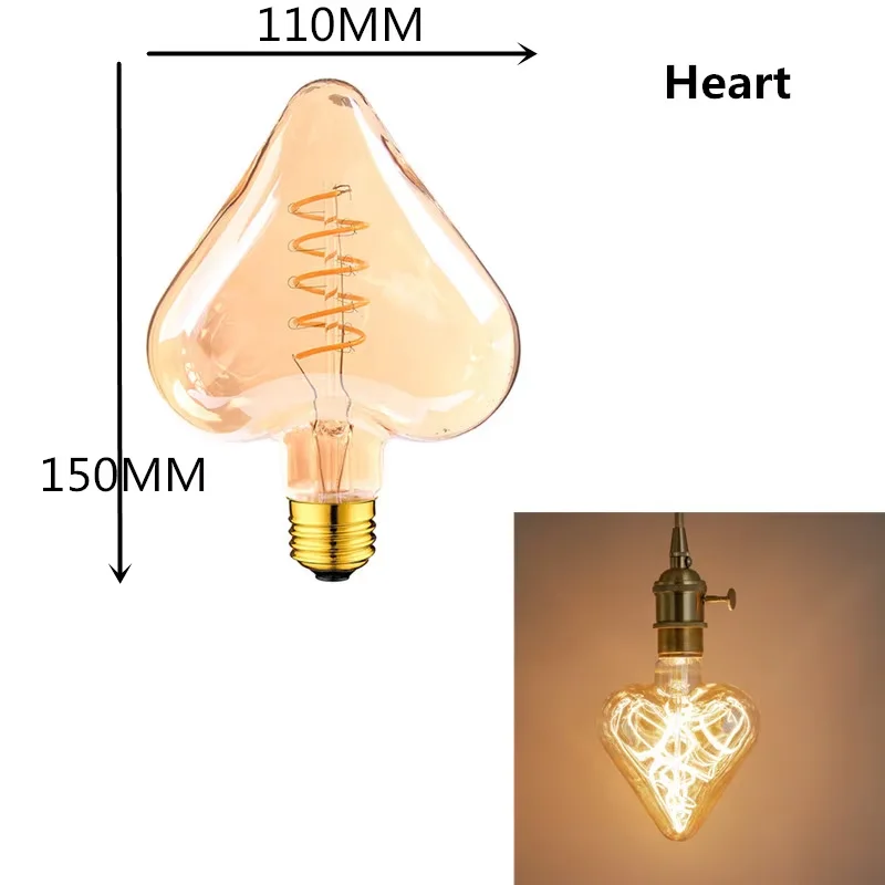 ตัวเลือกสินค้า หลอดไฟ LED ฟิลามีนต์ โกลเด้น ปรับความสว่างได้