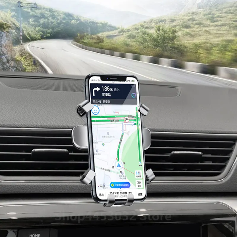 Car Phone Holder for Land Rover Range Rover Evoque 2014-Gravity Navigation Special Bracket Rotatable Support Accessories phone holder,mobile phone holder