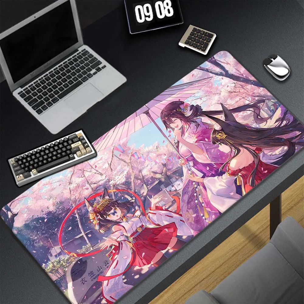 

Azur Lane Mouse Pad XXL Desk Mat Locking Edge Mouse Pads Keyboard Mat Anti-slip Soft Mause Pad Gaming Setup Accessories Mousepad