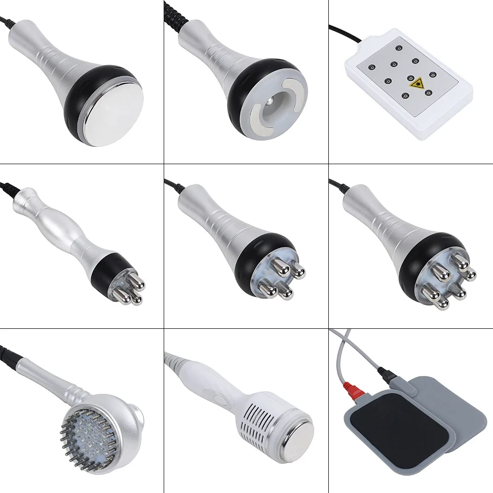 Body Slimming Machine Ultrasonic Cavitation Probe Vacuum Rf Radio Frequency Laser Reduction Lipolaser Firm Skin Beauty