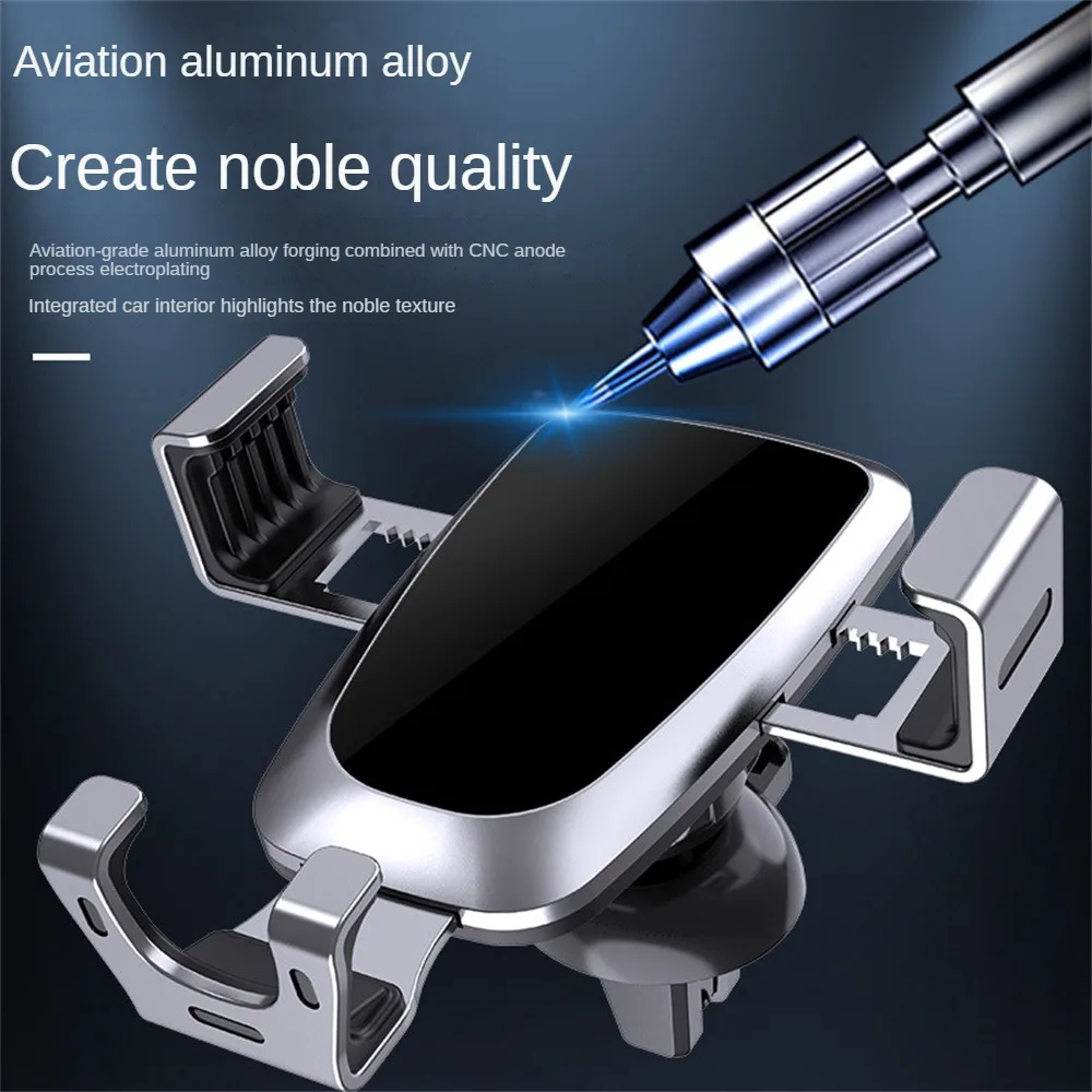 

Гравитационный Автомобильный держатель для телефона с креплением на вентиляционное отверстие, подставка для мобильного телефона, смартфона, GPS, поддержка телефона