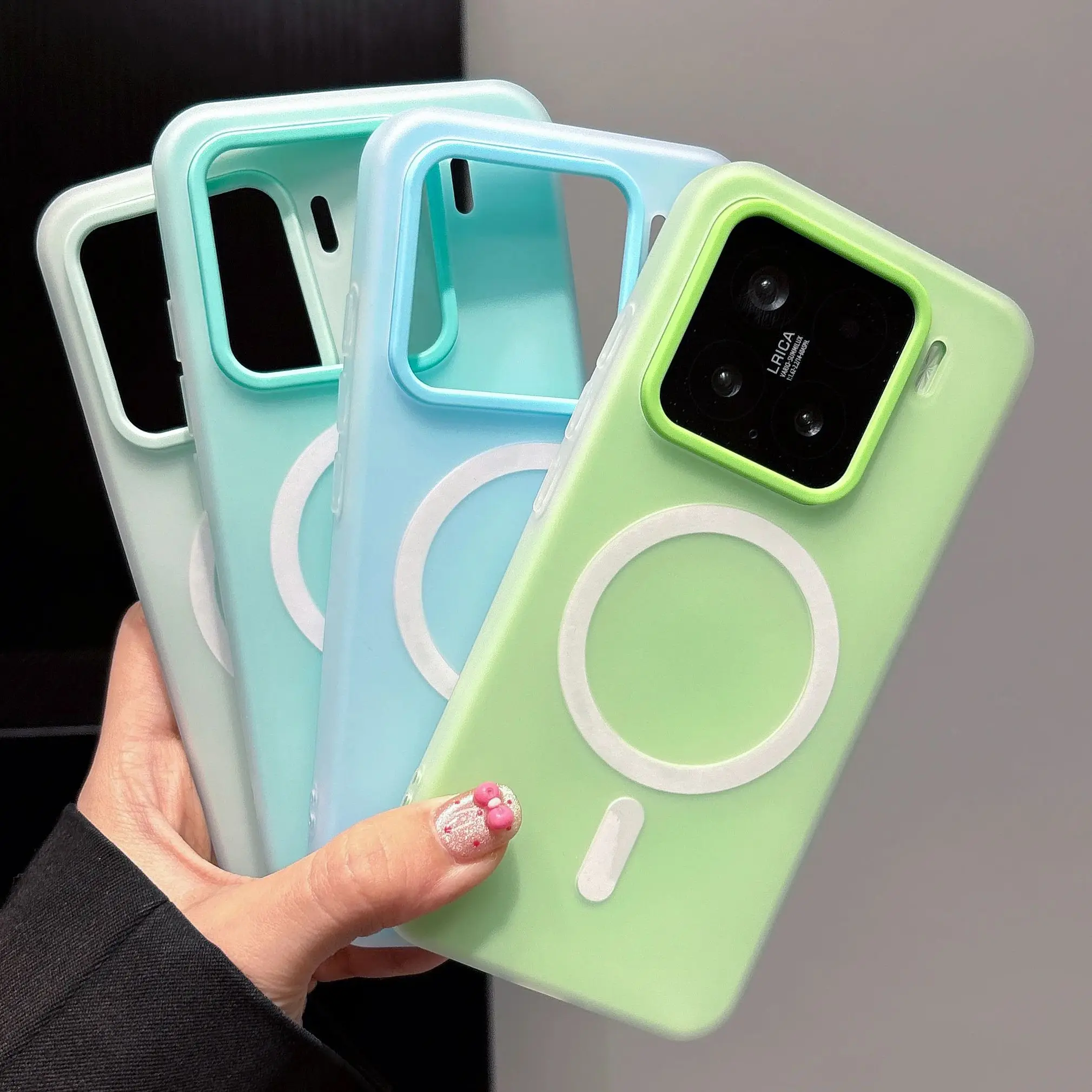 Luxury Frosted MagSafe Magnetic Case with Wireless Charging - Candy Color Cover