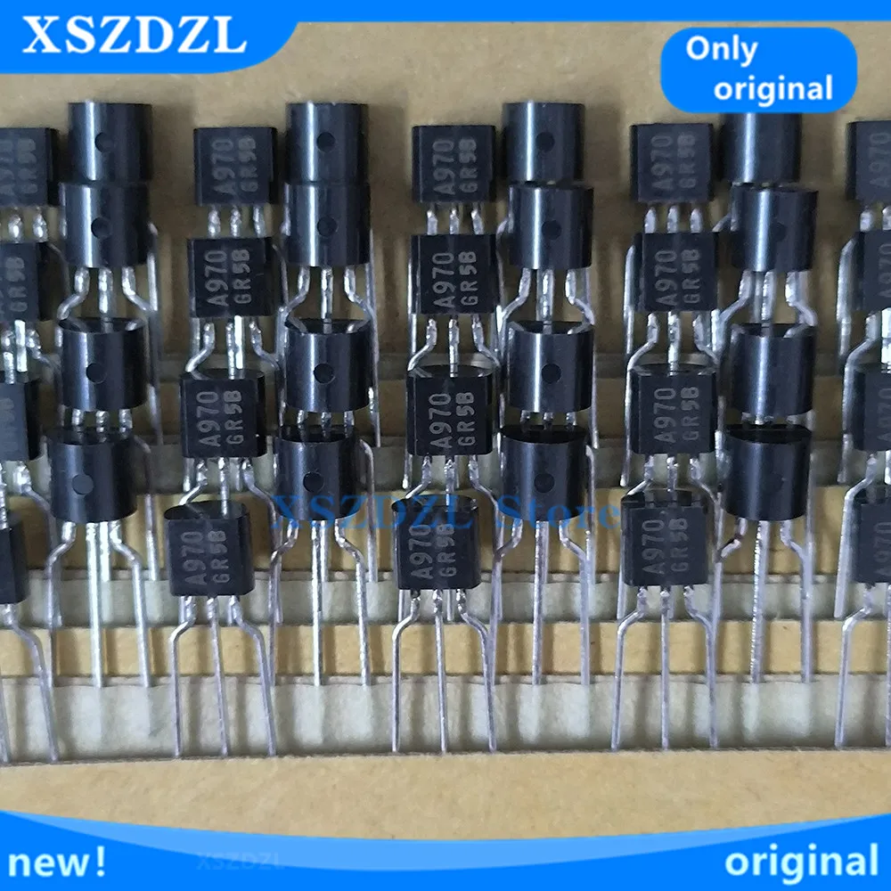 10pair/20pair 2SA970-GR 2SC2240-GR Transistor A970 C2240 TO-92 Copper foot 2SA970 2SC2240 Laser word Taping New