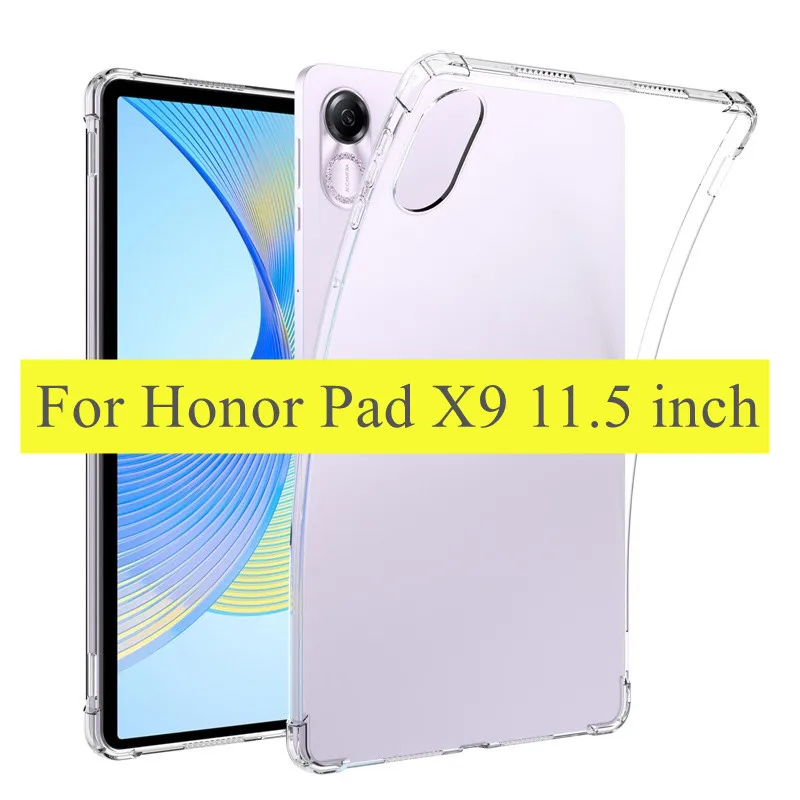 Ultra-Clear TPU Silicone Flip Cover for 11.5 Tablets - 2023 Edition