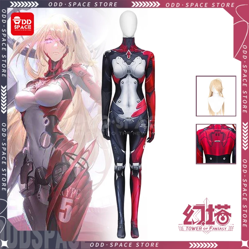 

Tower Of Fantasy Cosplay Costume Game Tower Of Fantasy Nemesis Cosplay Costume Sexy Jumpsuit Nemesis Wig Bodysuit Halloween