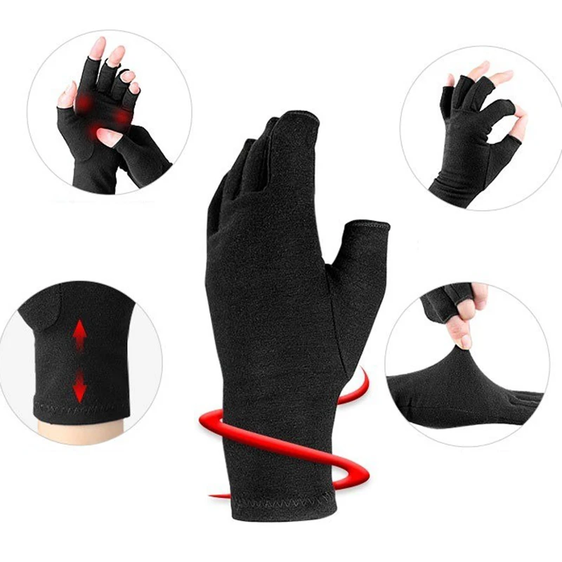 Compression gloves 1 pair for arthritis wrist support joint pain relief