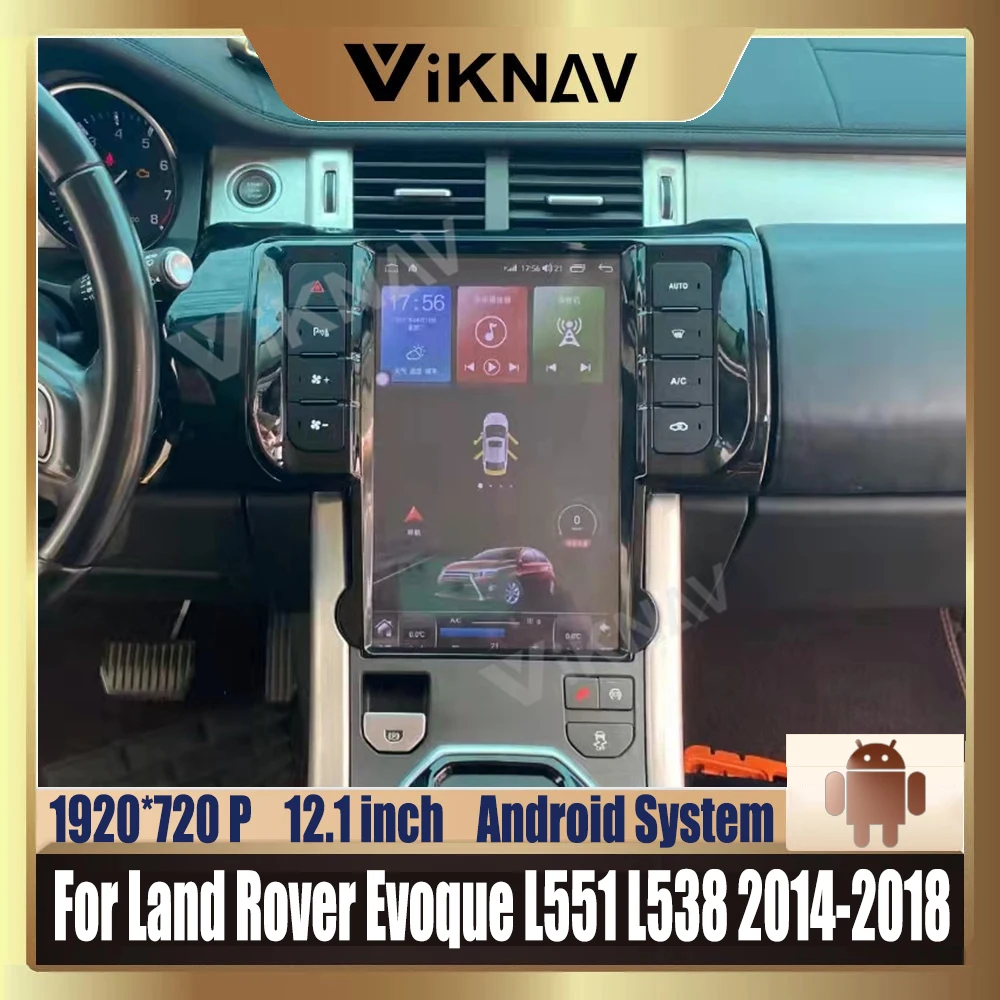 

12.1 inch Android Car Radio For Land Rover Evoque L551 L538 2014-2018 Multimedia Player Auto Stereo Carplay Receiver Navigatior