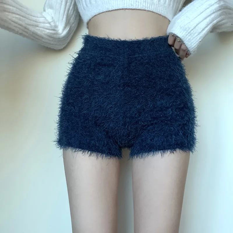 Description Picture 5 of itemWomen's Shorts Mink Velvet  Safety Pants Leggings  Sweet  High Waist Autumn Winter