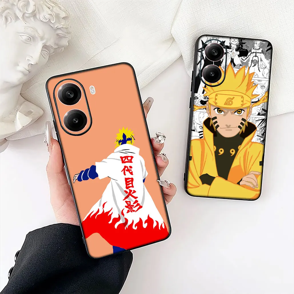 Kakashi and Minato Naruto Inspired Phone Cover